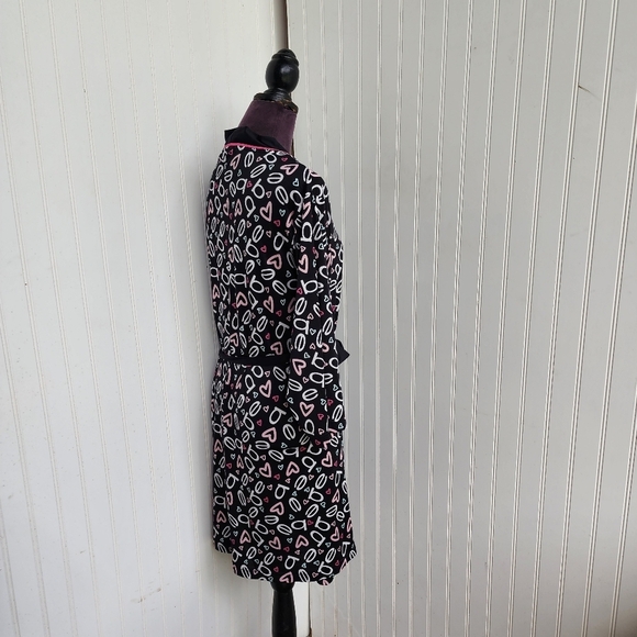 BEBE Sleepwear Women's Soft Jersey Stretch Black Pink Pajama Plus Size 2X - Picture 10 of 15